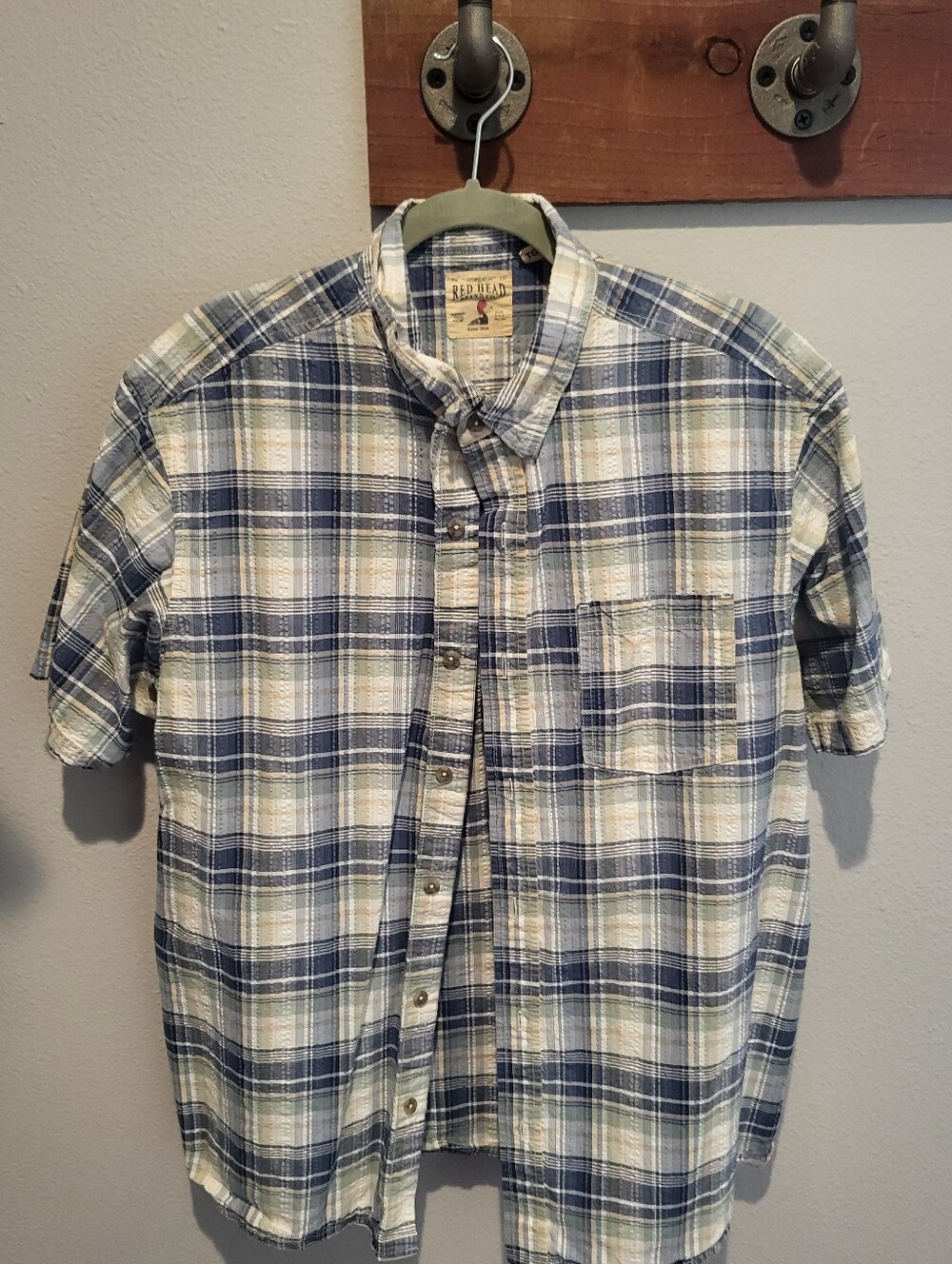 Red Head Button Up Shirt